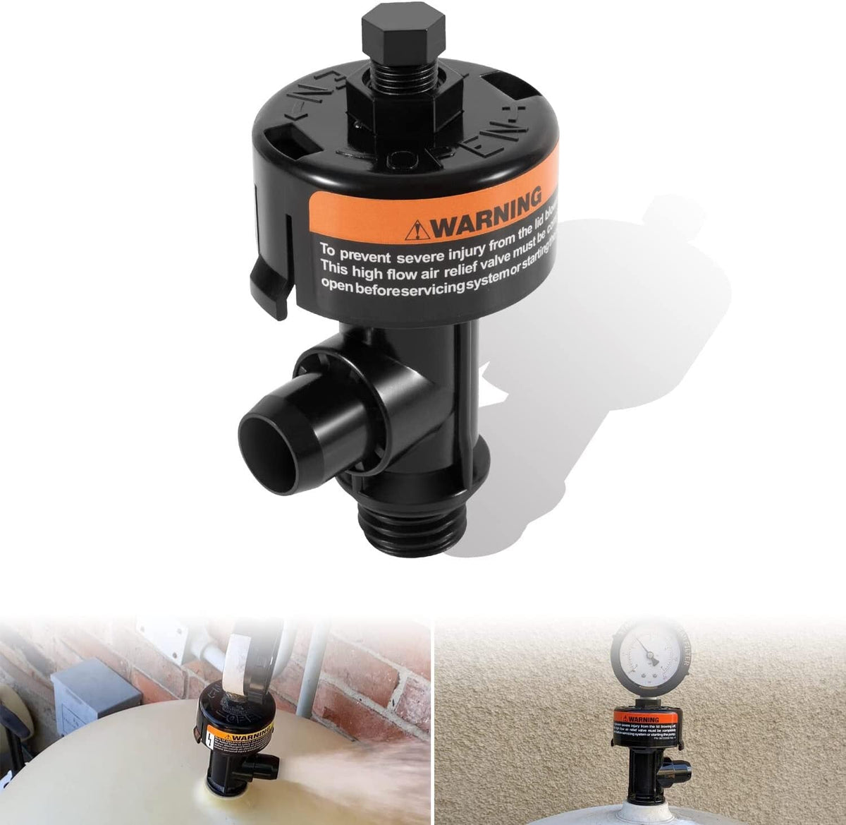 98209800 & 98209803 High Flow Manual Air Relief Valve Replacement for Pentair