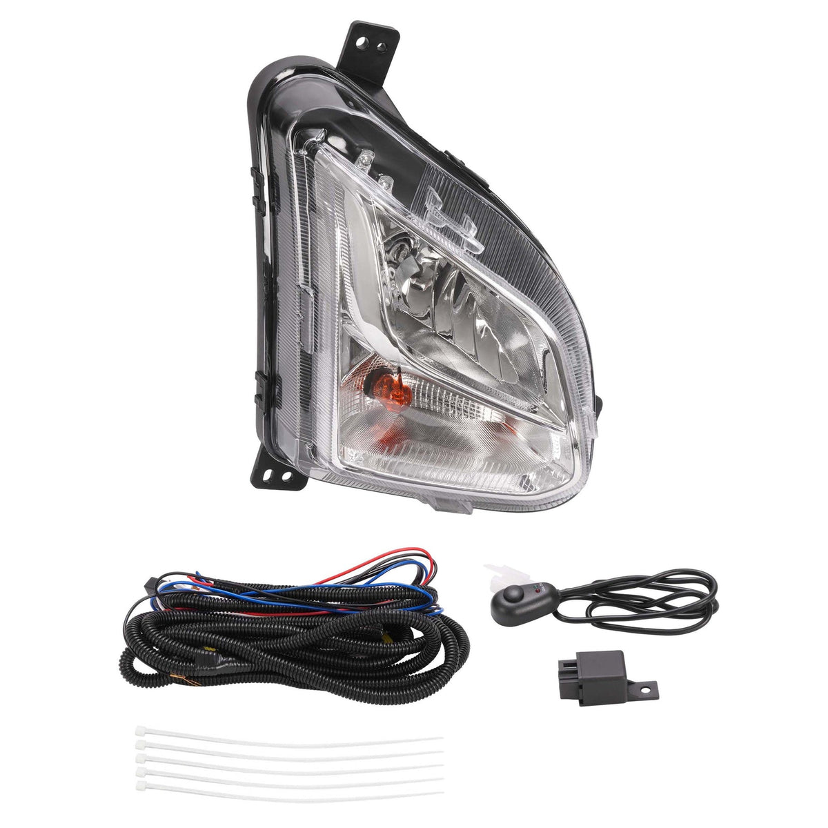 Right Side Bumper Fog Light Turn Signal Lamp For Chevy Equinox 2018-2021 w/Bulbs