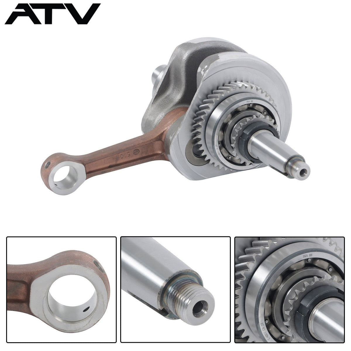 Crankshaft With Bearings &Gears For Polaris 500 Magnum Ranger Sportsman 3090323