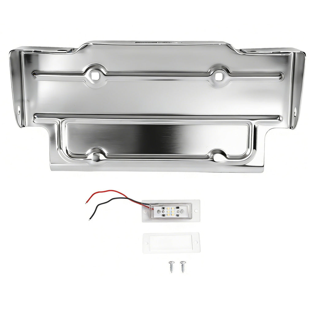 Rear License Plate Panel Frame Chrome For Chevy Blazer/GMC Suburban 1967-1995
