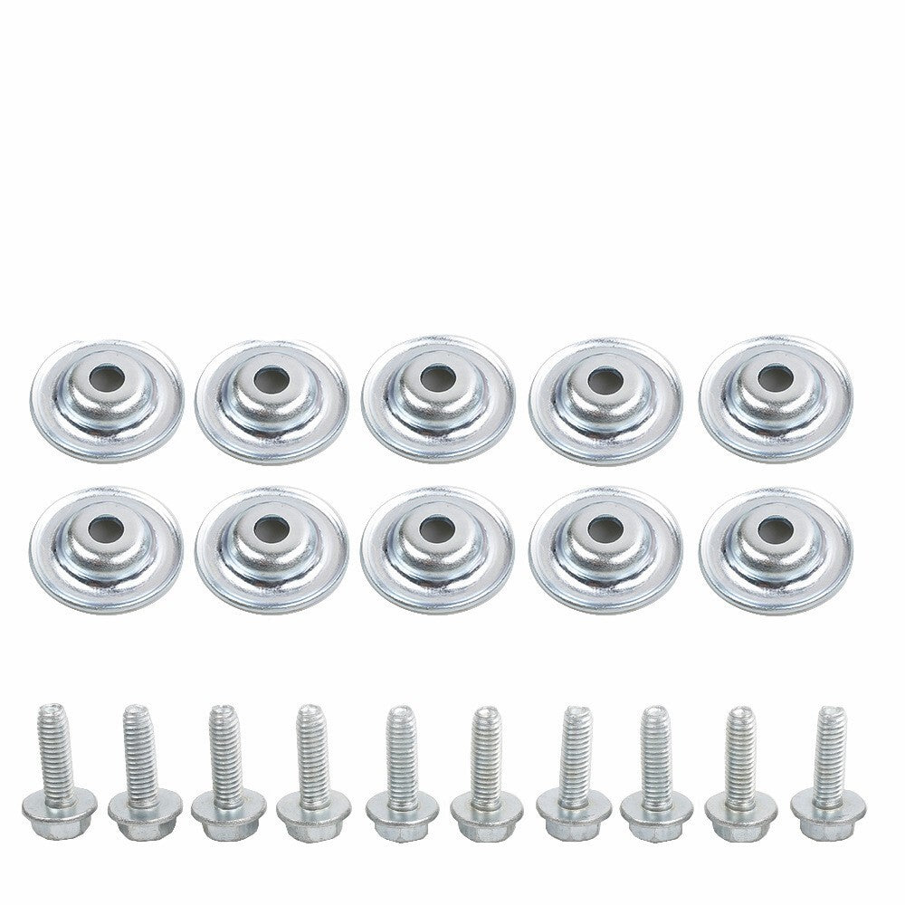 20 Piece Set UTV Skid Plate Washer Bolt Fits All Polaris General Ranger RS1 RZR