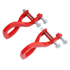 For GMC Sierra 1500 2019-2026 Heavy Duty Front Car Tow Hooks w/ Bolts Red