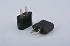 12 Pack EU Euro Europe to US USA Power Jack Wall Plug Converter Travel Adapter
