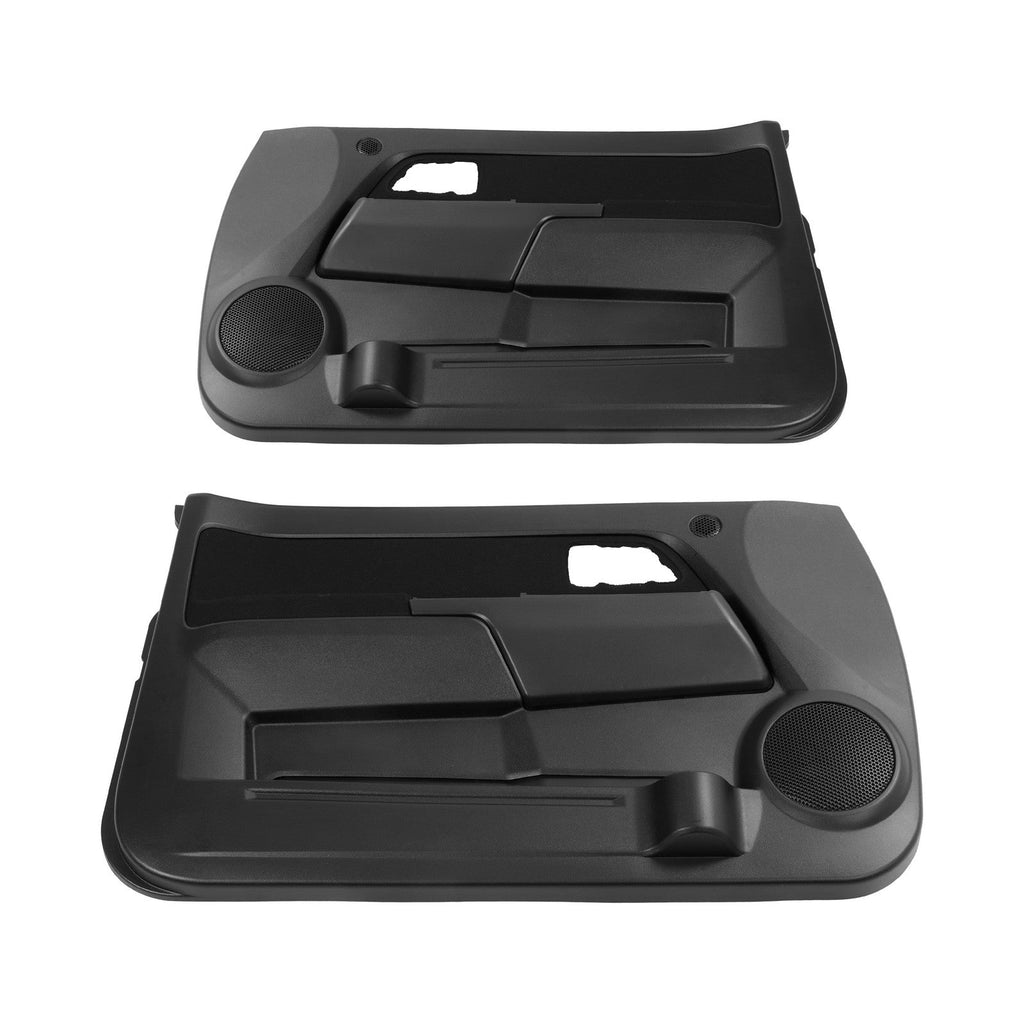 Pair of Inner Door Panels For 2004-2012 Chevrolet Colorado GMC Canyon Black