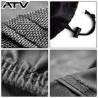 ATV Cover Heavy Duty Marine Grade Fabric Quad Cover For Kawasaki Premium Black