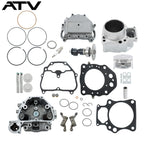 For Honda Rancher TRX420 ATV Cylinder Head & Cover Cylinder Rebuild Kit Camshaft