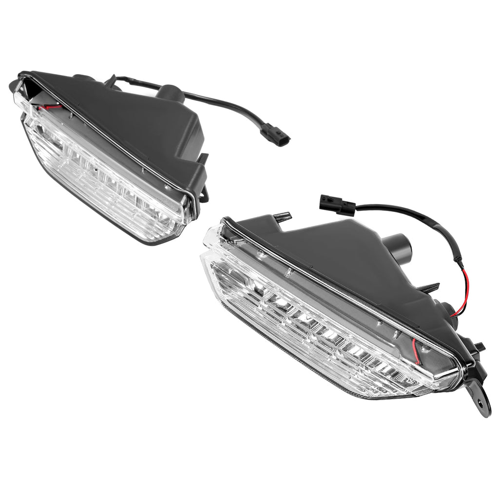 Pair Fog Daytime Running Light Lamp Clear For Infiniti QX50 2016 2017 LH+RH
