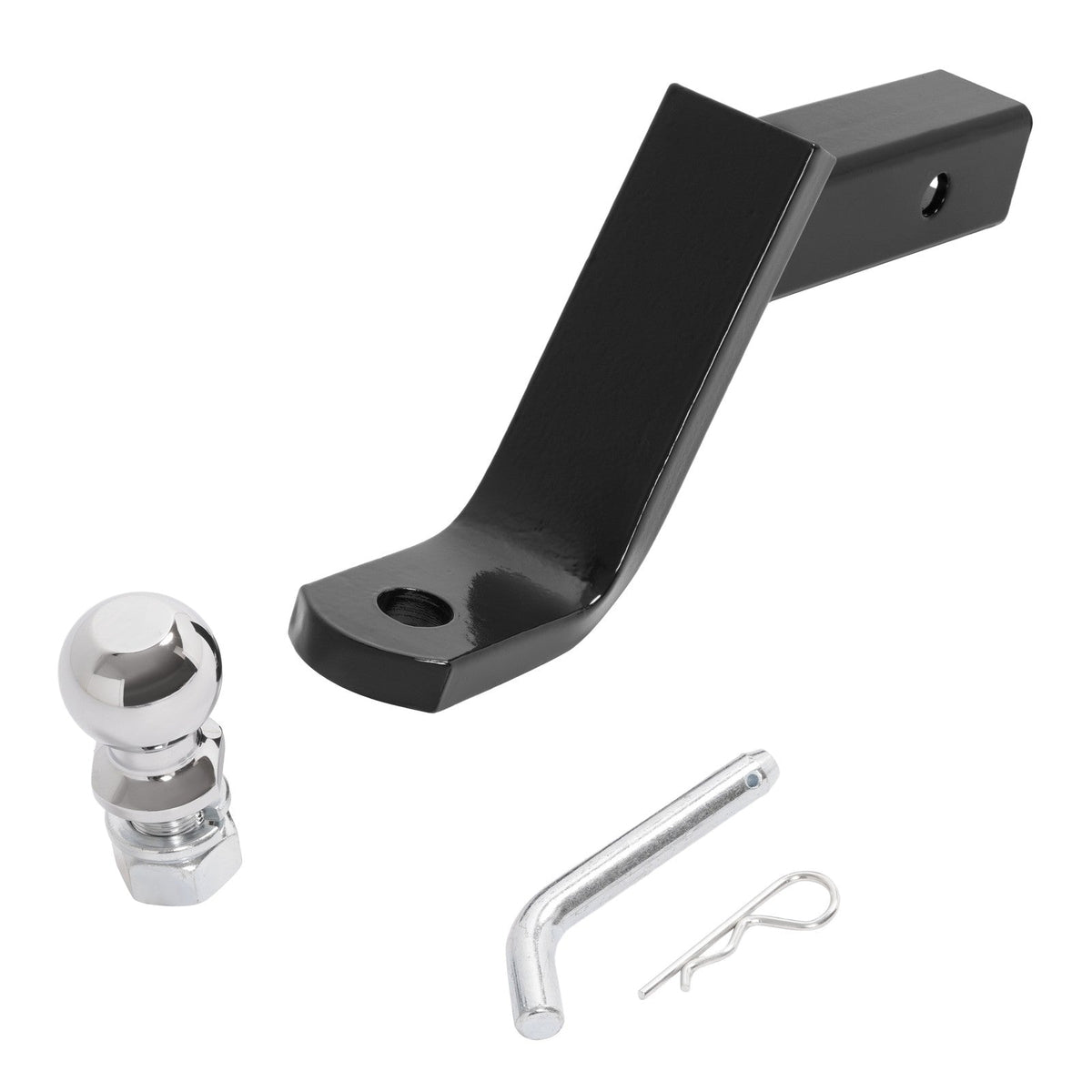 Trailer Hitch Ball Mount with 2" Ball & Pin Fits 2" Receiver 7500 lbs 6"Drop