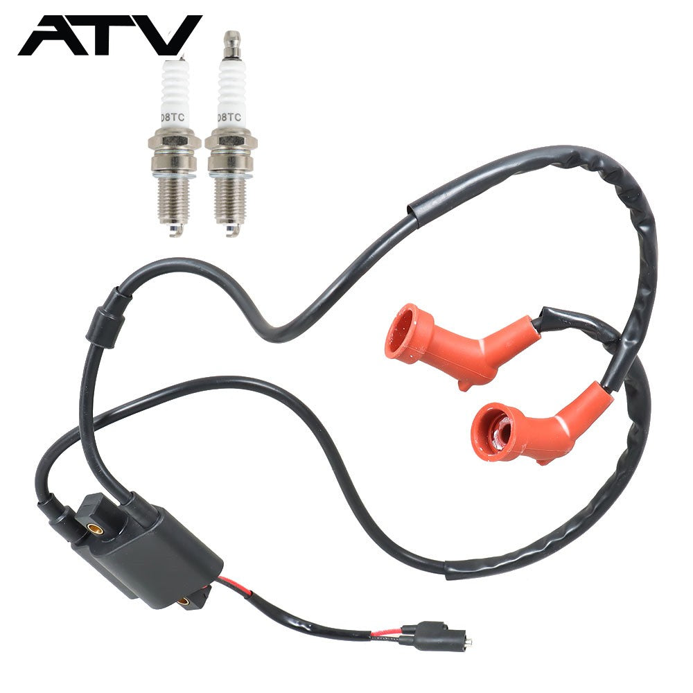 Ignition Coil Spark Plug + Cap For Polaris Sportsman 600 04-05 Sportsman 700 06