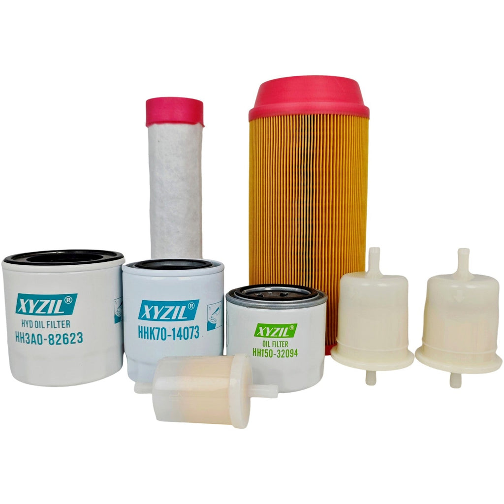Filter Kit Fit for Kubota K3181-82250 HHK70-14073 HHK70-14070 HHK32-16770