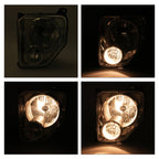 Pair Headlights Lamp Set Left & Right With Fog Lights For JEEP Liberty 2008-2012