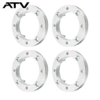 4pcs 4x156mm Wheel Spacers 1 inch with 12x1.5 Studs ATV For Polaris RZR Ranger