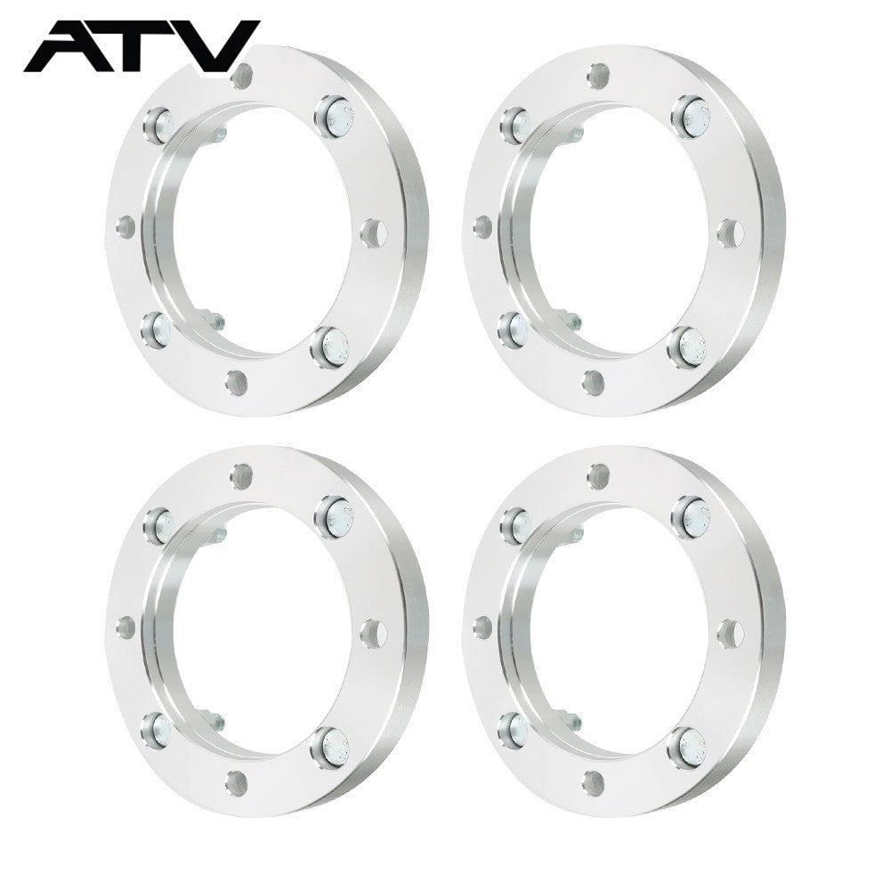 4pcs 4x156mm Wheel Spacers 1 inch with 12x1.5 Studs ATV For Polaris RZR Ranger