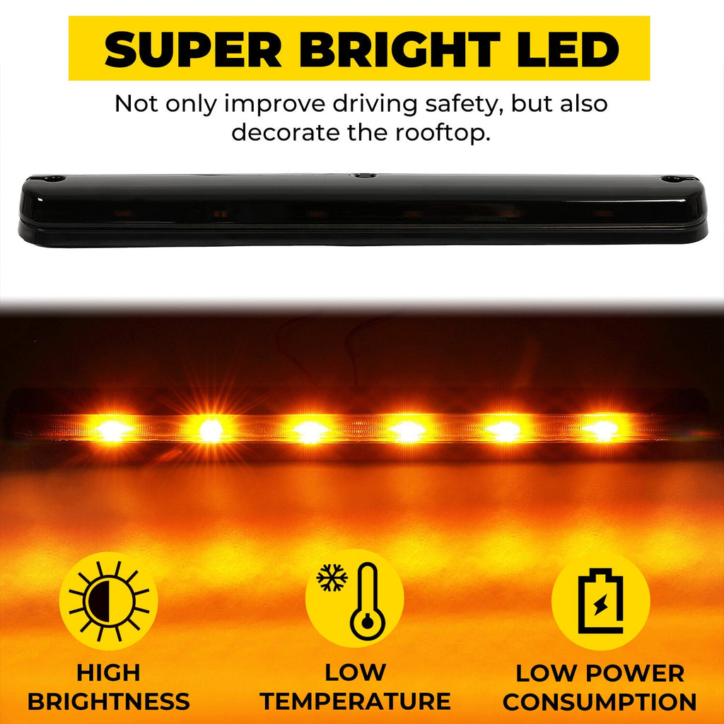 Center LED Roof Marker Cab Light For Chevrolet Silverado 2500HD 3500HD 2007-2021
