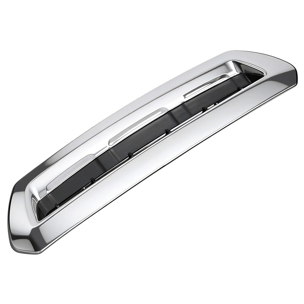 Hood Air Vent Scoop For 2017-19 Chevy Silverado GMC Sierra 2500HD 3500HD Chrome
