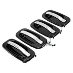 4X Outer Door Handles For Chevy Silverado GMC Sierra Cadillac 1999-2006 RH & LH