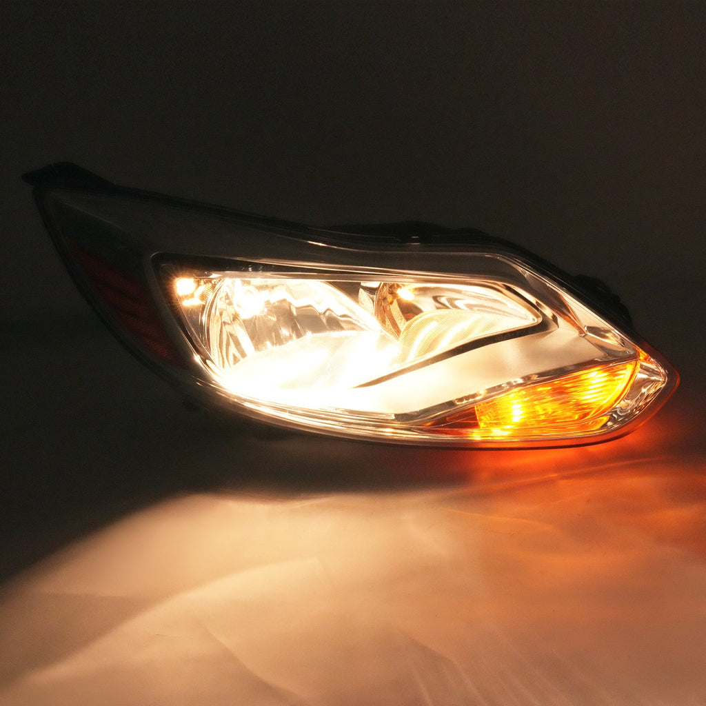 Chrome Headlight Headlamp Replacement Passenger Side For Ford Focus 2012 13 14