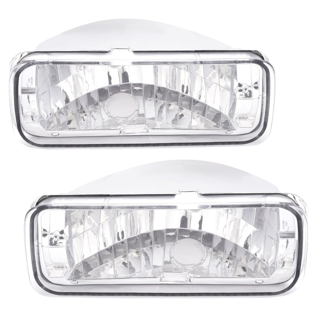 2x Clear Lens Front Bumper Turn Signal Light Assembly For Chevy Camaro 1985-1992