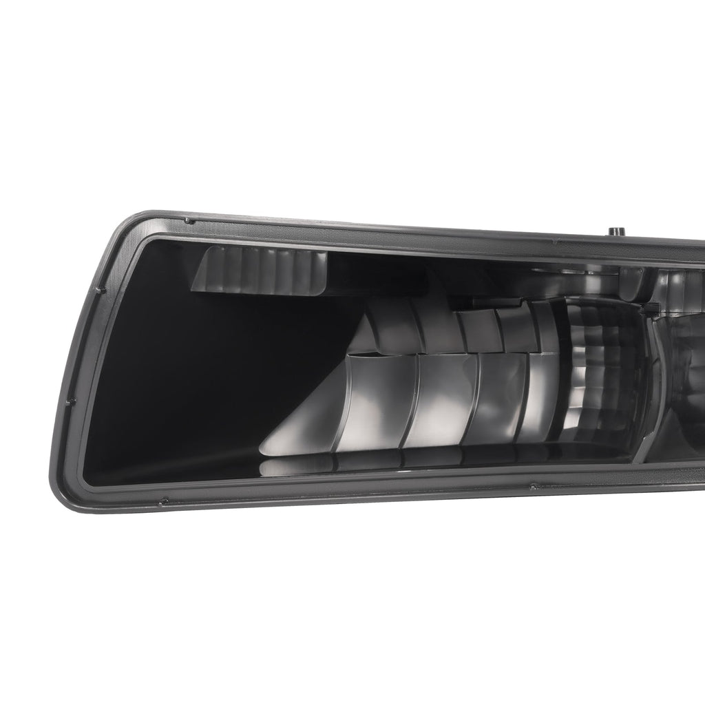 Black Turn Signal Lights Bumper Lamps Fits For Chevy Camaro 1993-2002 Parking