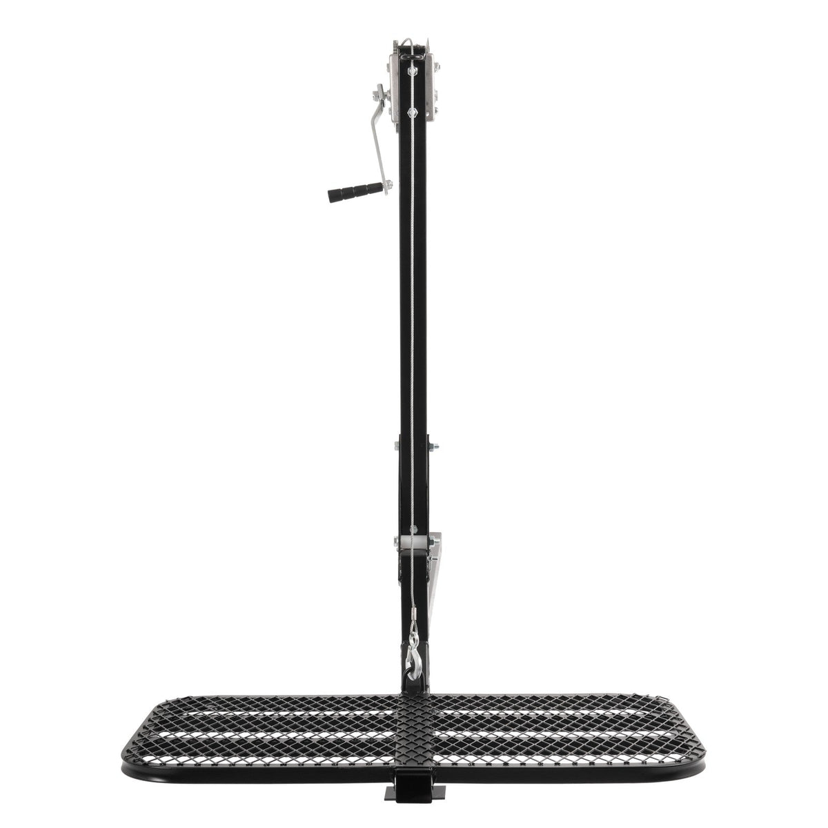 2" Hitch-Mounted Deer Hoist with Lift Platform 300 lb Game Winch Hunting Hoist