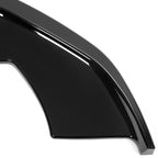 For Tesla Model X 2016-2020 Front Bumper Lip Body Kit Spoiler Splitter Black