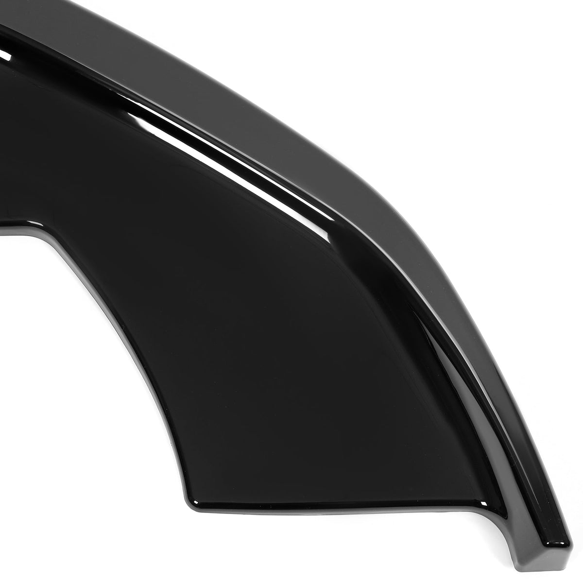 For Tesla Model X 2016-2020 Front Bumper Lip Body Kit Spoiler Splitter Black