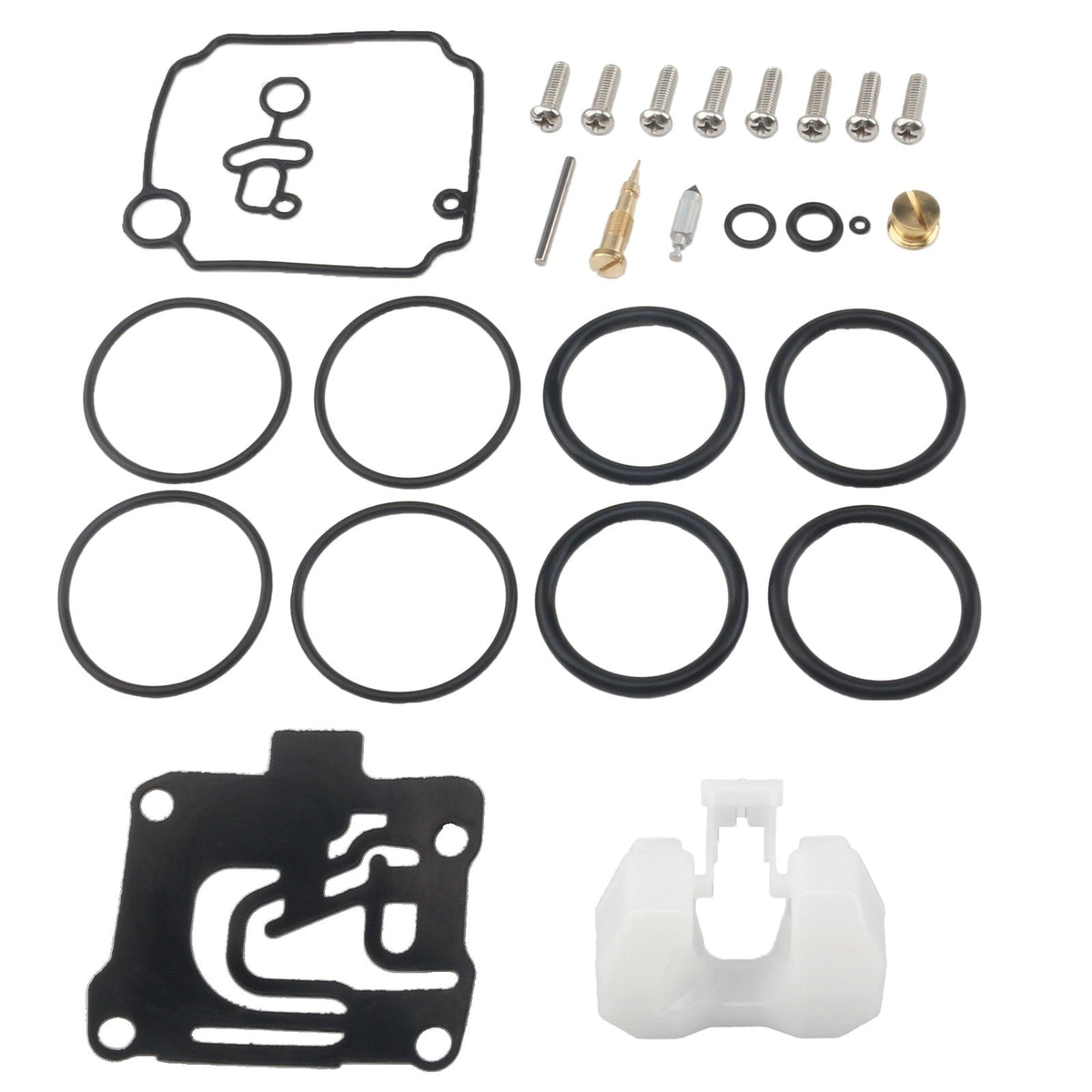 4Set Carburetor Carb Rebuild Repair Kit for Yamaha F50-T50 hp 4 Stroke 2001-2004