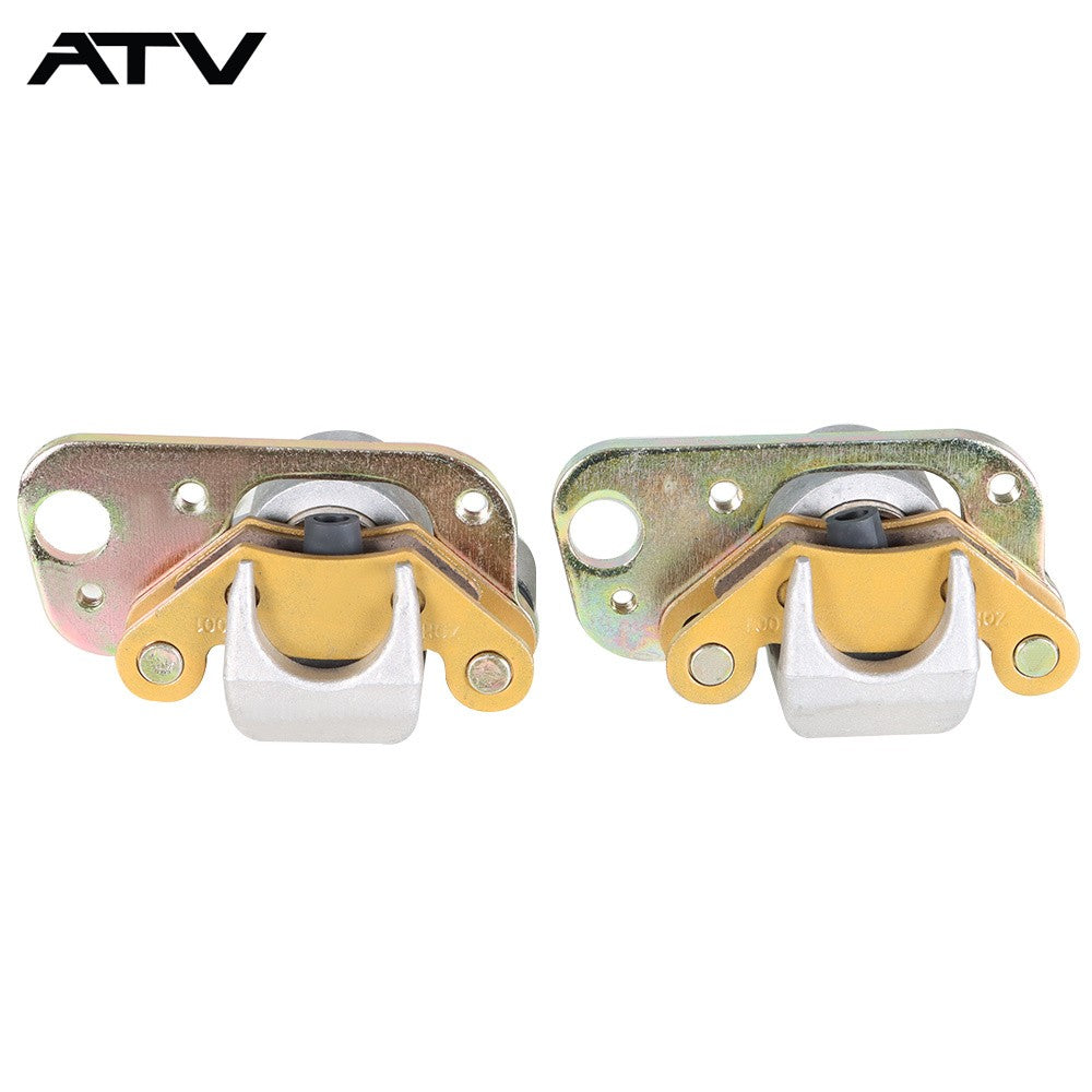 Front Rear Brake Calipers w/Pads For Polaris Scrambler 400 500 2x4 4x4 1998-2004