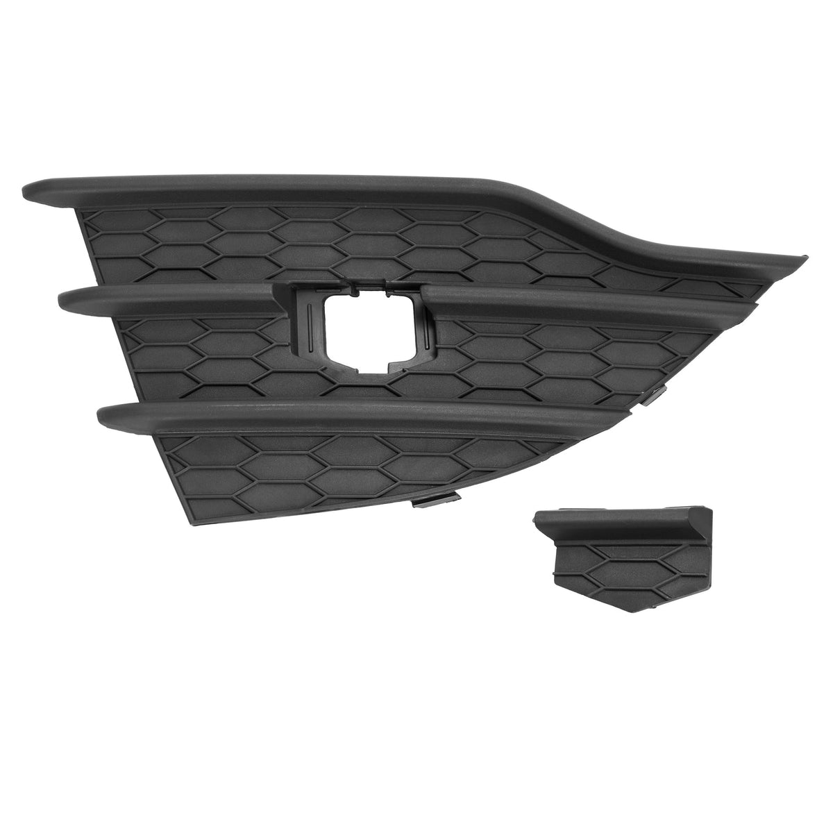 Front Bumper Grille & Fog Light Cover Trims For Ford Escape 2013 2014 2015 2016