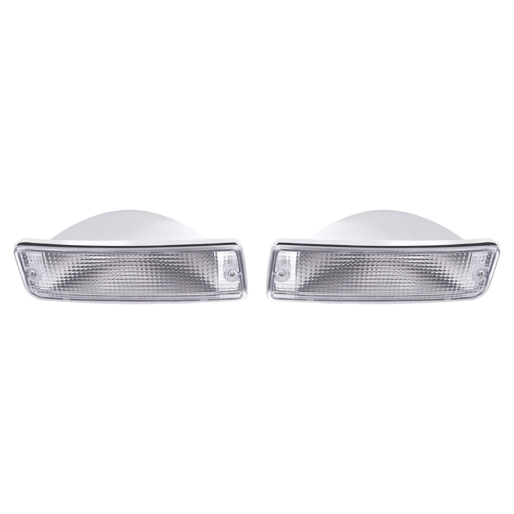 Clear Corner Lights + Bumper Signal Lights For 1992-1995 Toyota Pickup 2WD