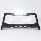 For Jeep Wrangler JK 2007-18 Steel Armor Windshield Frame Cover Visor Cowl w/LED