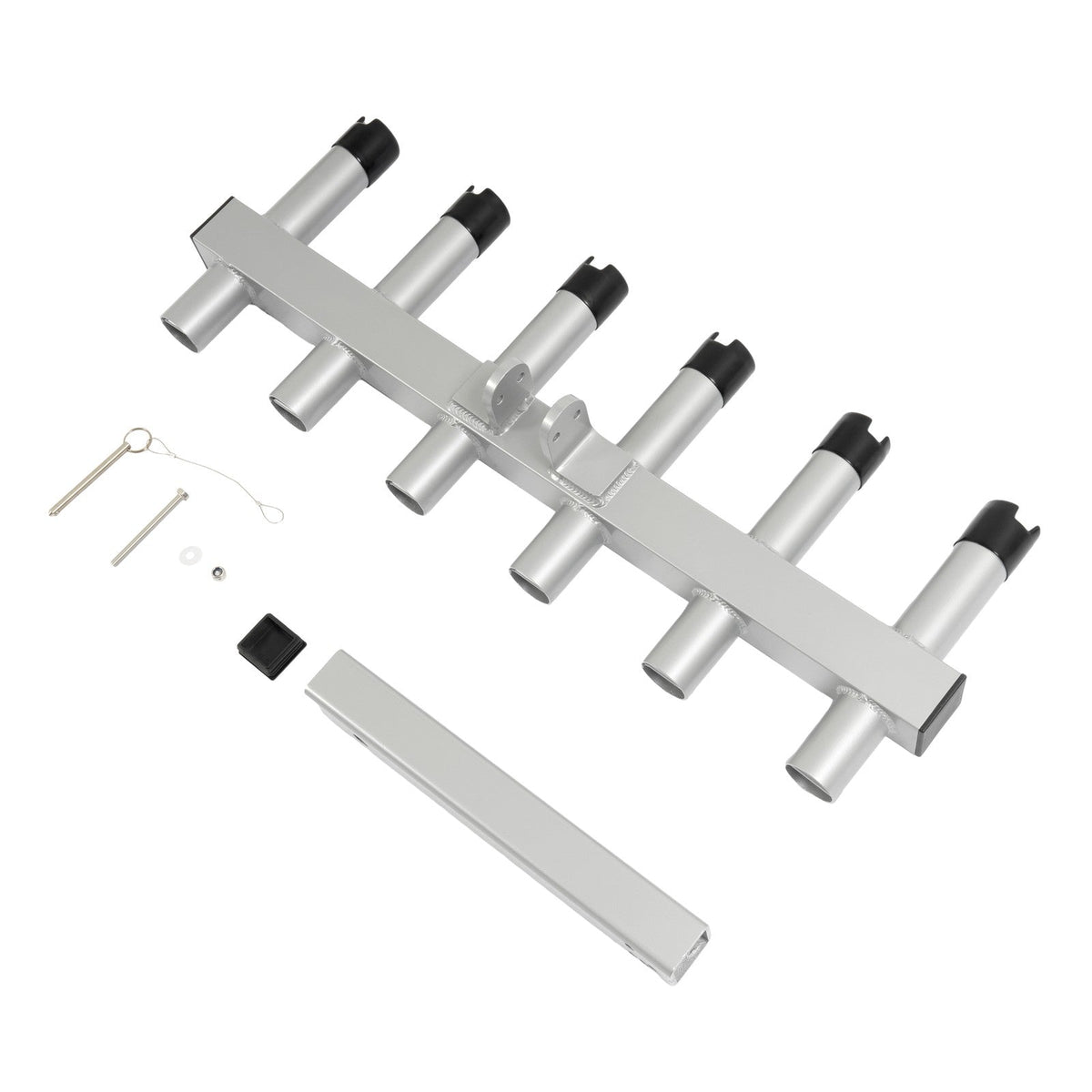 6 Rod Extender Fishing Rod Holder Hitch Mount Rack Truck 2" Receiver Adjustable