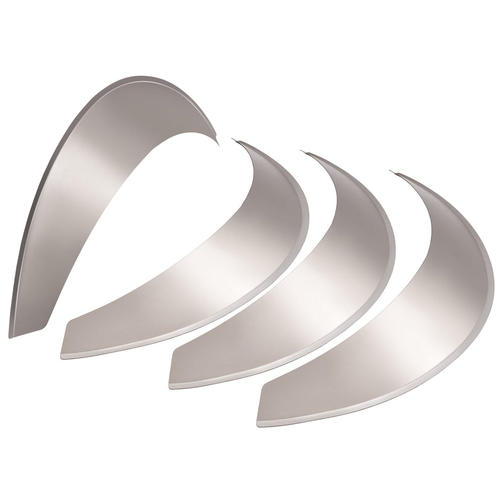 Universal Metal Fender Flares Style 4: 3.5" Wide, 4-piece set (hand-made)