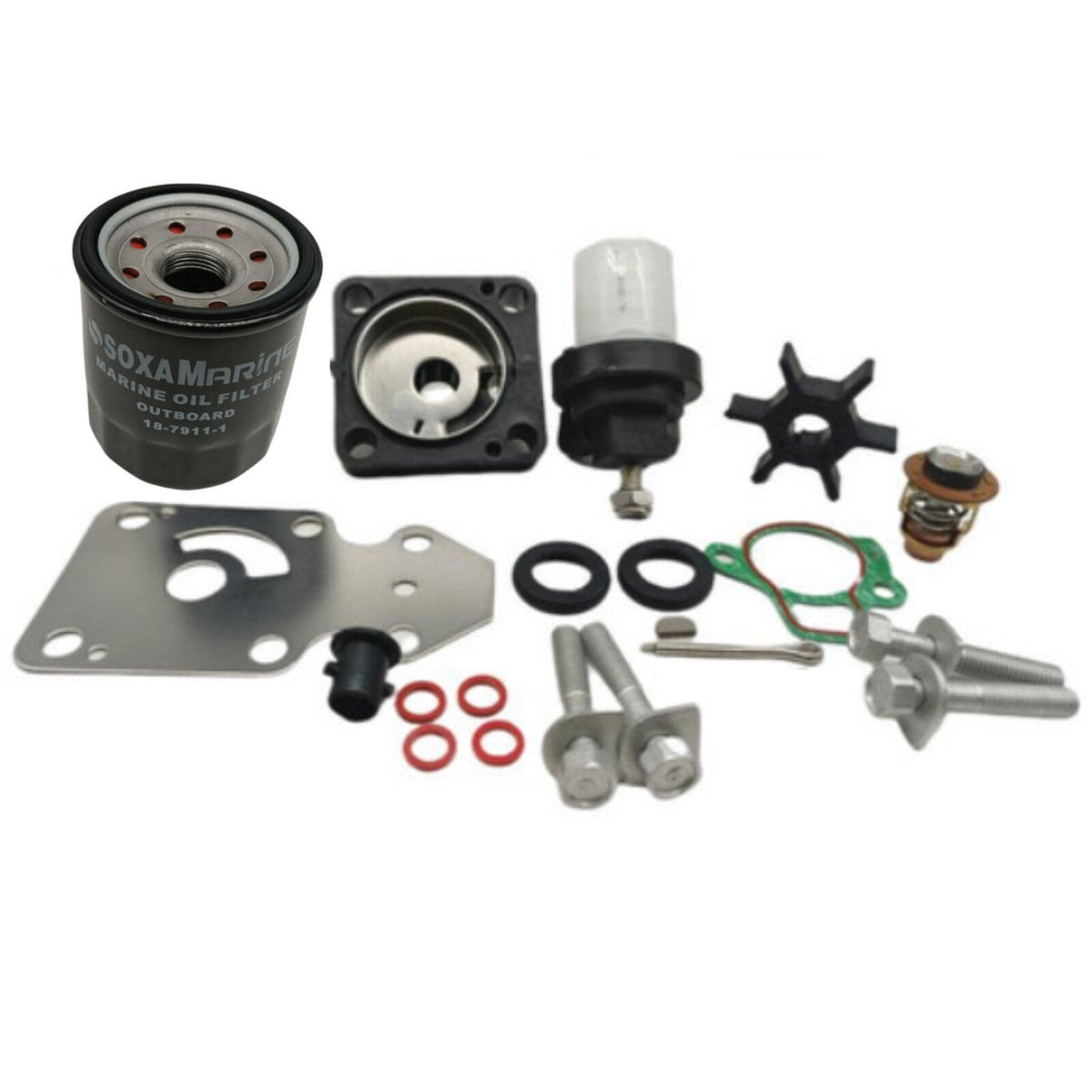 Maintenance Service Kit For Yamaha 4-Str 9.9/15HP F9.9C F15A Outboard 63V-W0078
