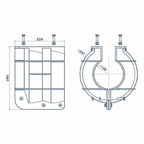 9" Propeller Safety Guard for most outboards Mercury /Yamaha / Johnson 9.9-20hp