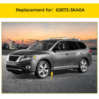 Left Black Fender Molding For Nissan Pathfinder 2013-2020 For 63873-3KA0A