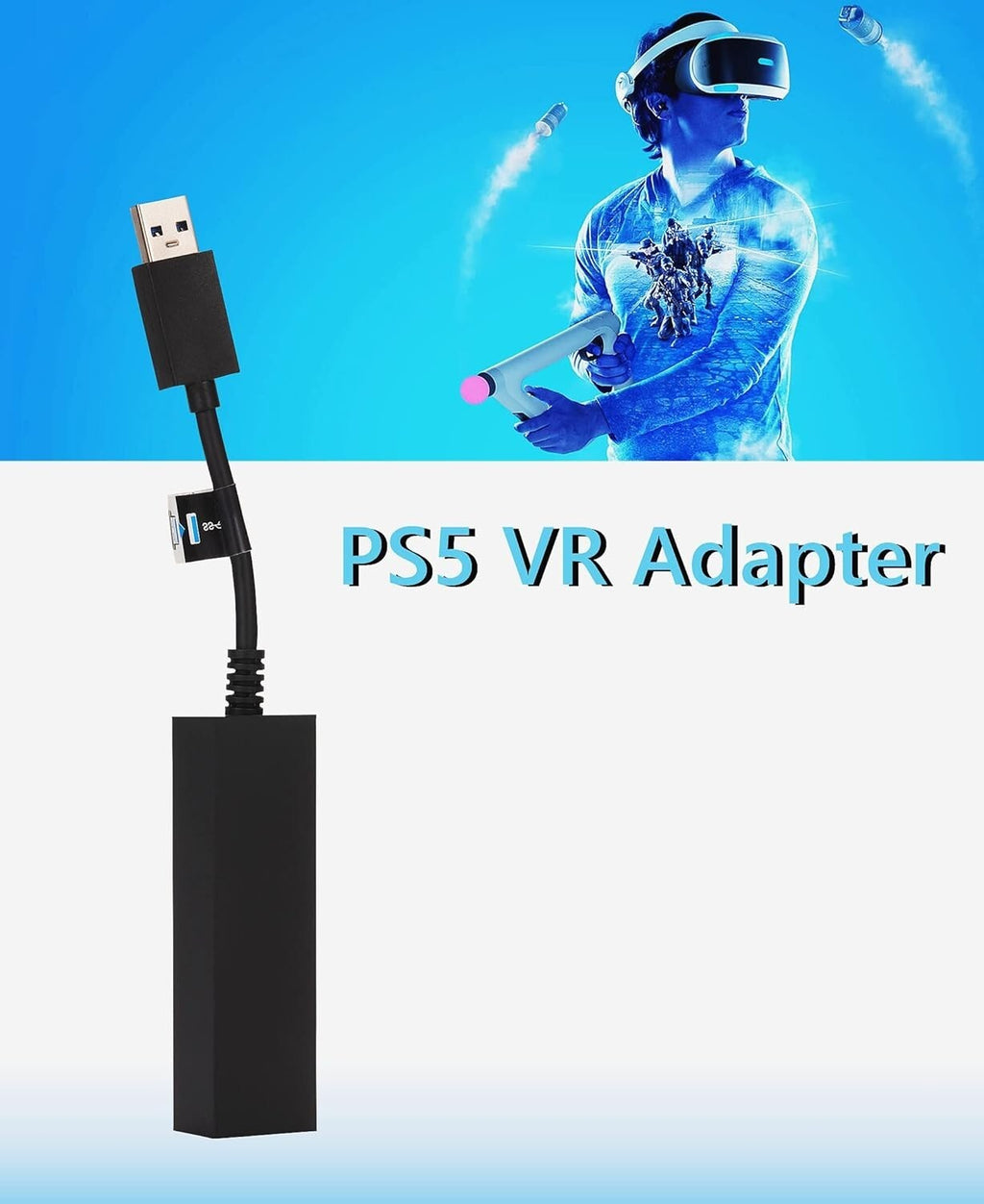 Adapter for Sony PlayStation 5 PSVR Camera PS5 PS4 VR connector USB3.0 US Stock