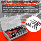 1420 Thread Repair Tool Kit M11mm x 1.5 for Honda B16 Engine Cylinder for Toyota
