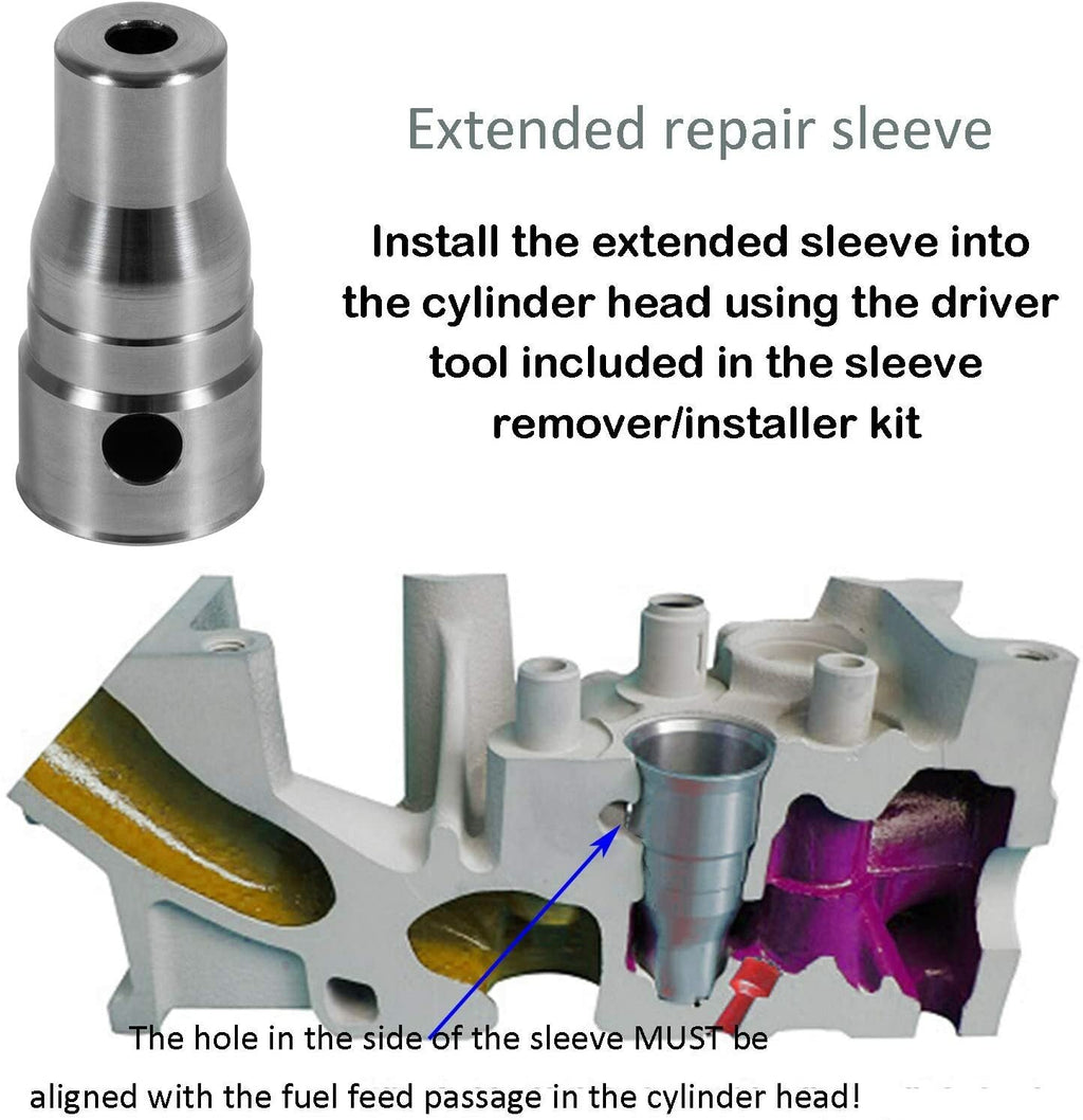 Cylinder Head Repair Serveice Tool Kit for Ford 6.0L Powerstroke Engine