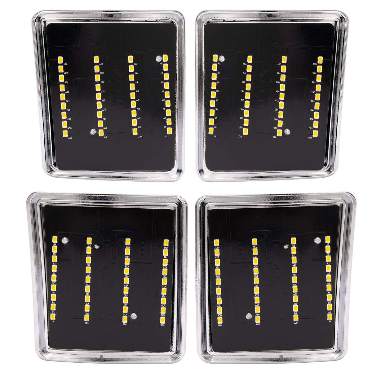 For Chevy C/K 1500 2500 3500 94-98 LED Sequential Corner Side Marker Lights Set