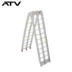 Fit For Pickup Trucks Bed 2 × Aluminum Ramp 1500 LBS Foldable Loading Ramps