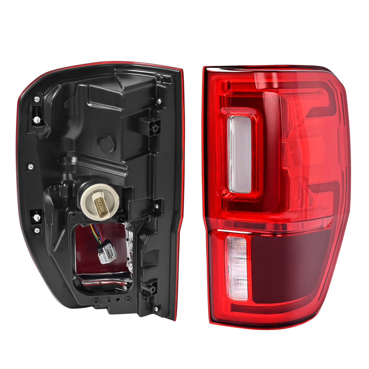 LED Tail Lights Tail Lamps w/Blind Spot For Ford Ranger 2019 2020 2021 2022 2023