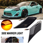 2x Smoked LED Side Marker Turn Signal Lights For Subaru BRZ Scion FRS 86 Toyota