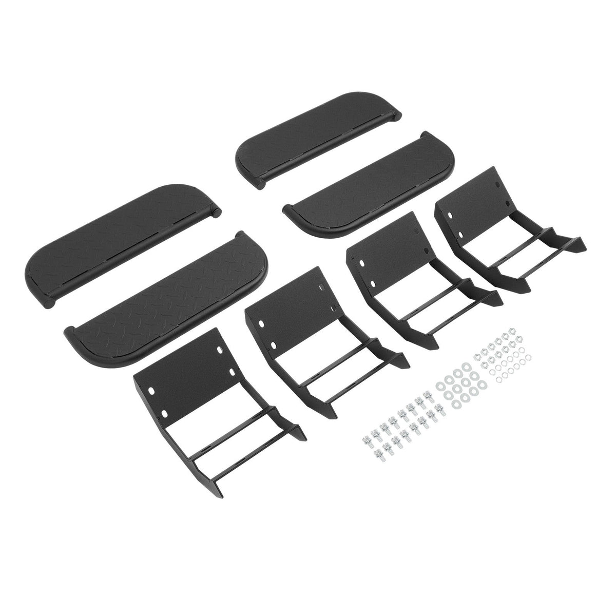 Running Boards Side Steps Nerf Bar For 2015-2023 Ford F-150 Crew Cab Pickup 4-D