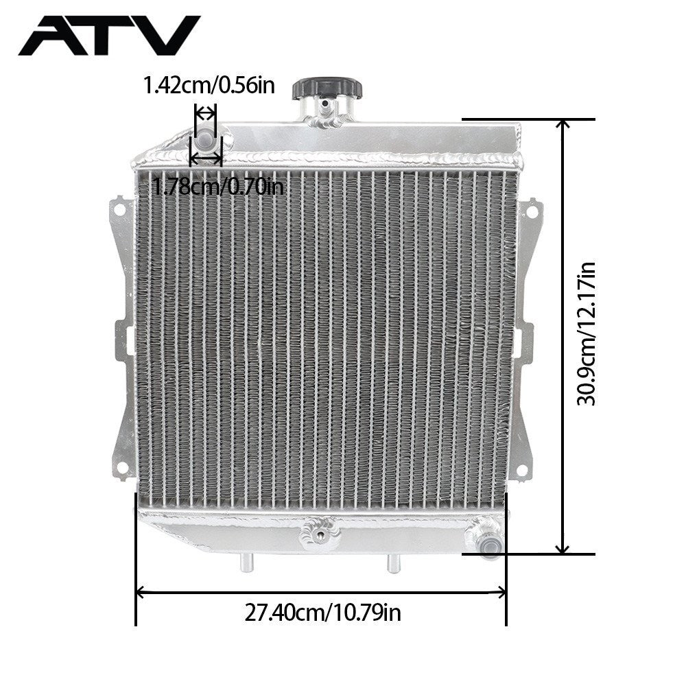 2007-2014 2008 2010 for Honda Rancher 420 TRX420 TRX420 Aluminum Radiator