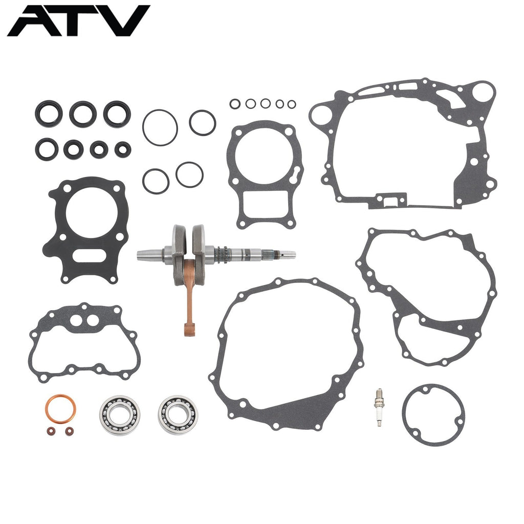 For Honda Complete Bottom End Crankshaft Gasket Seal Kit TRX250EX TRX250TE Recon