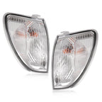 Pair For Toyota Land Cruiser 1998-2004 Front Corner Lights Lamps Clear W/bulbs