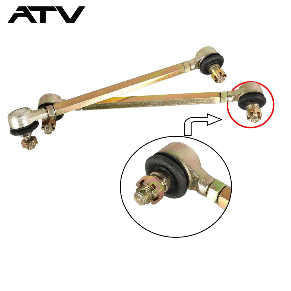 2 Steering Tie Rod End Ball Joint 17mm 110cc 125cc 150CC Quad Go Kart Taotao