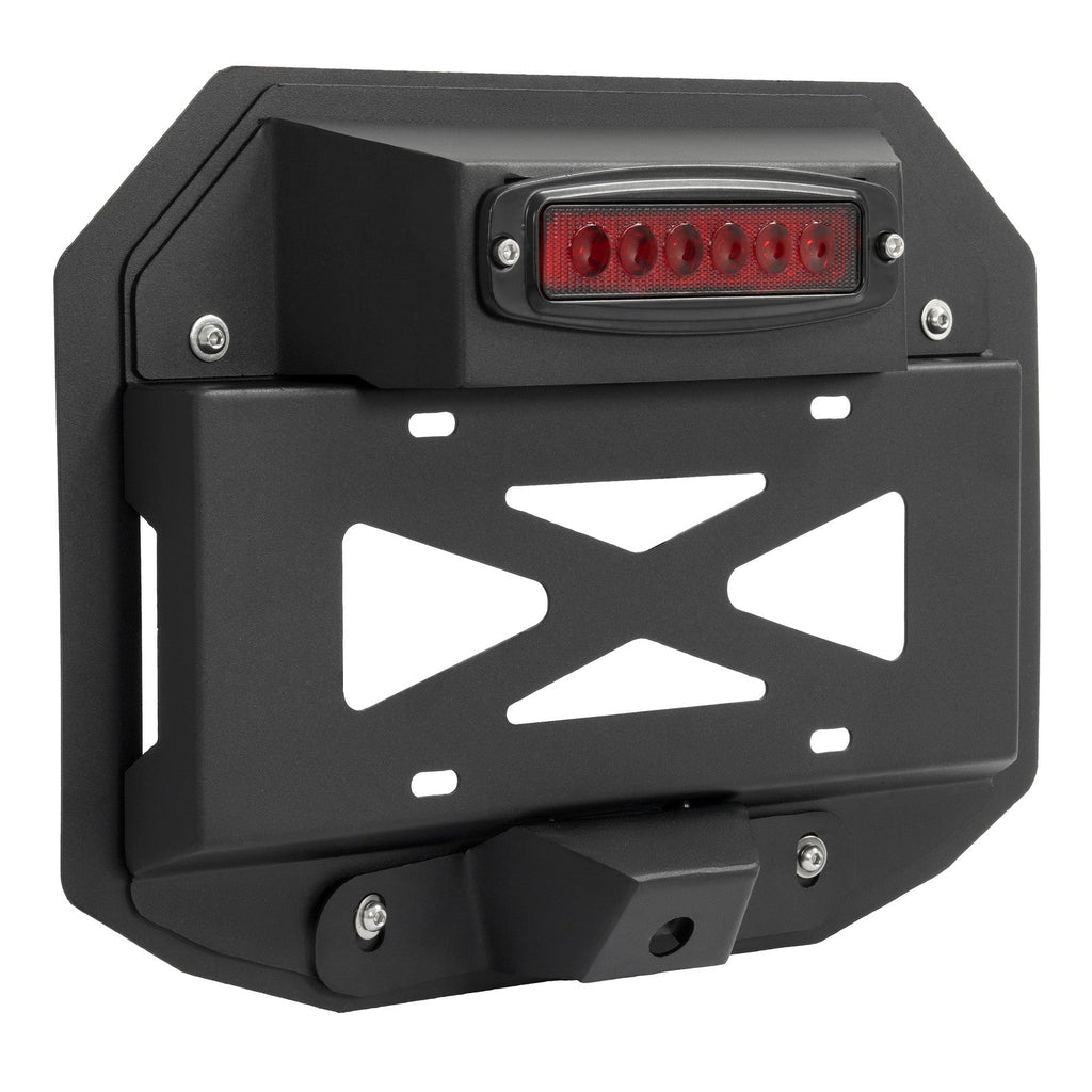 New For Jeep Wrangler JK 2007-2018 Spare Tire License Plate w/Third Brake Light