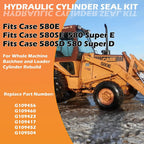 Hydraulic Cylinder Seal Kit Fit Case 580E 580SE 580SD Backhoe Whole Machine